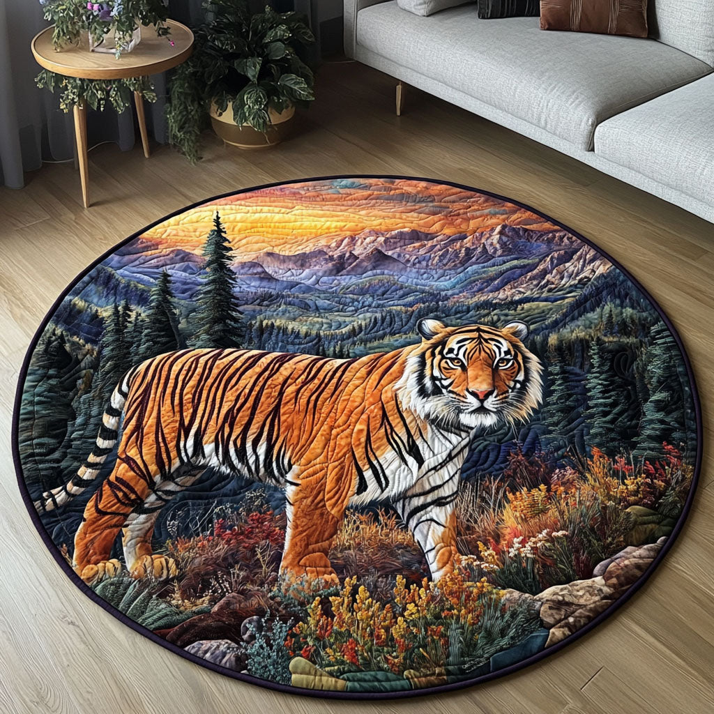 Twilight Hunter Quilted Round Mat Entryway Rug Ideas Cute Christmas Skirts