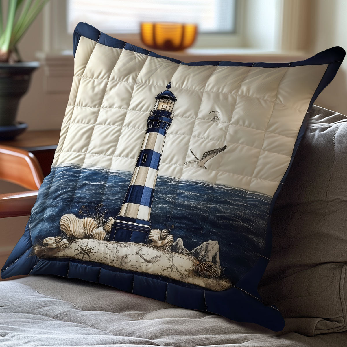 Twilight Lighthouse Quilt Pillow Case Soft Pillowcase Gift That Brings Sweet Dreams