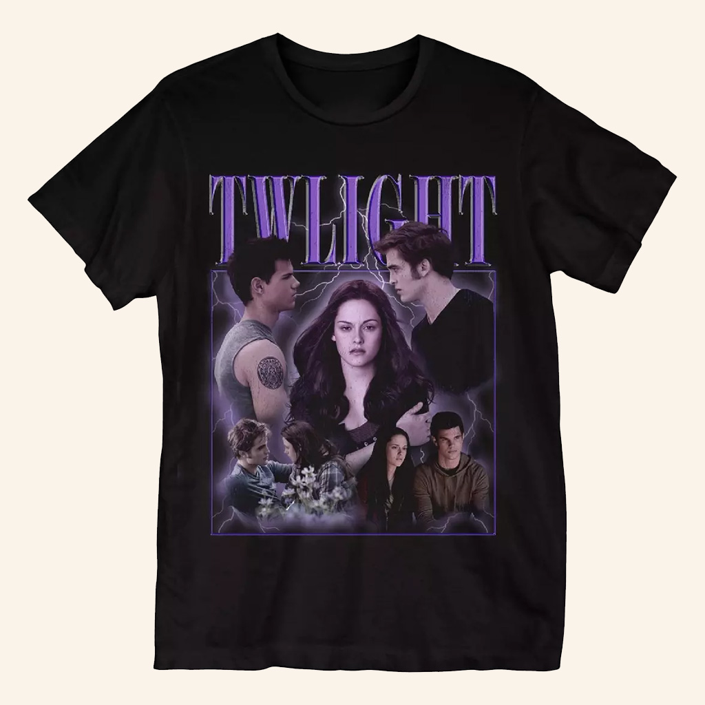 Twilight Merch Twilight Photo Collage T-Shirt Best Gifts For Sisters