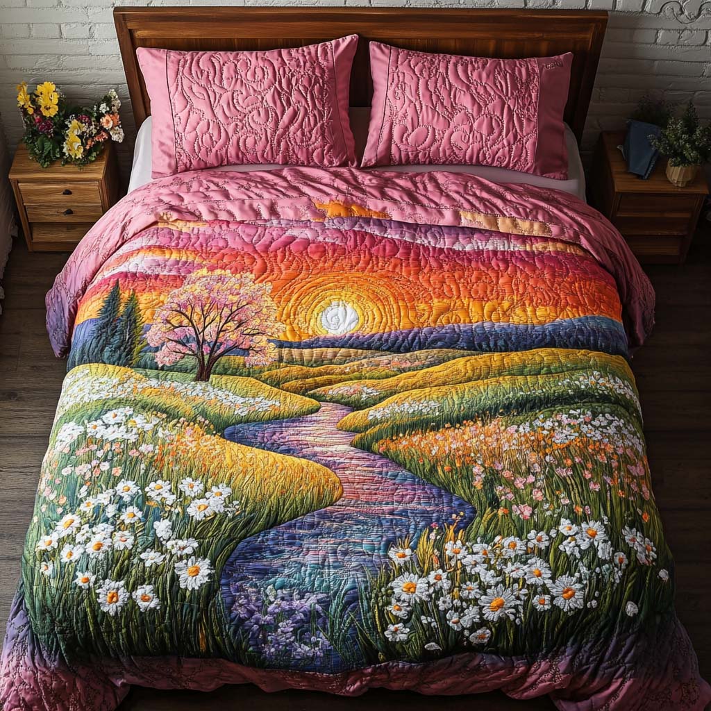Twilight Peaks Quited Bedding Set Thoughtful Bedroom Gift Idea for Any Occasion