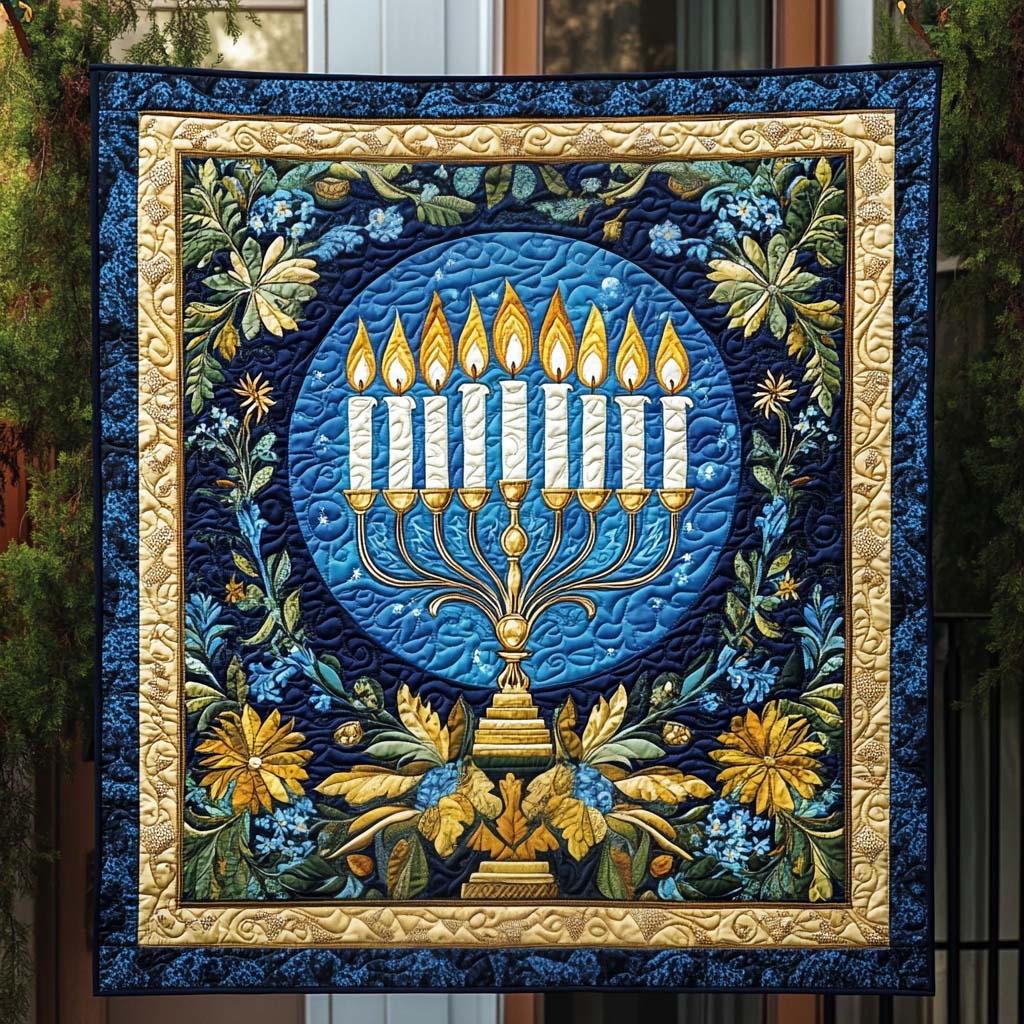 Twilight Spark Quilted Blanket Great Hanukkah Gifts