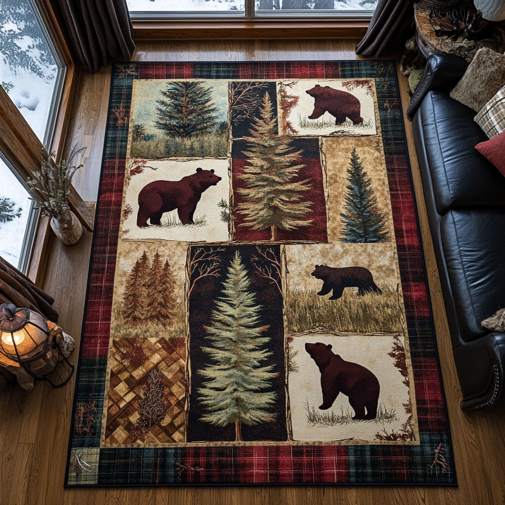 Twilight Timber Area Rug Christmas Decor Unique Deer Gifts