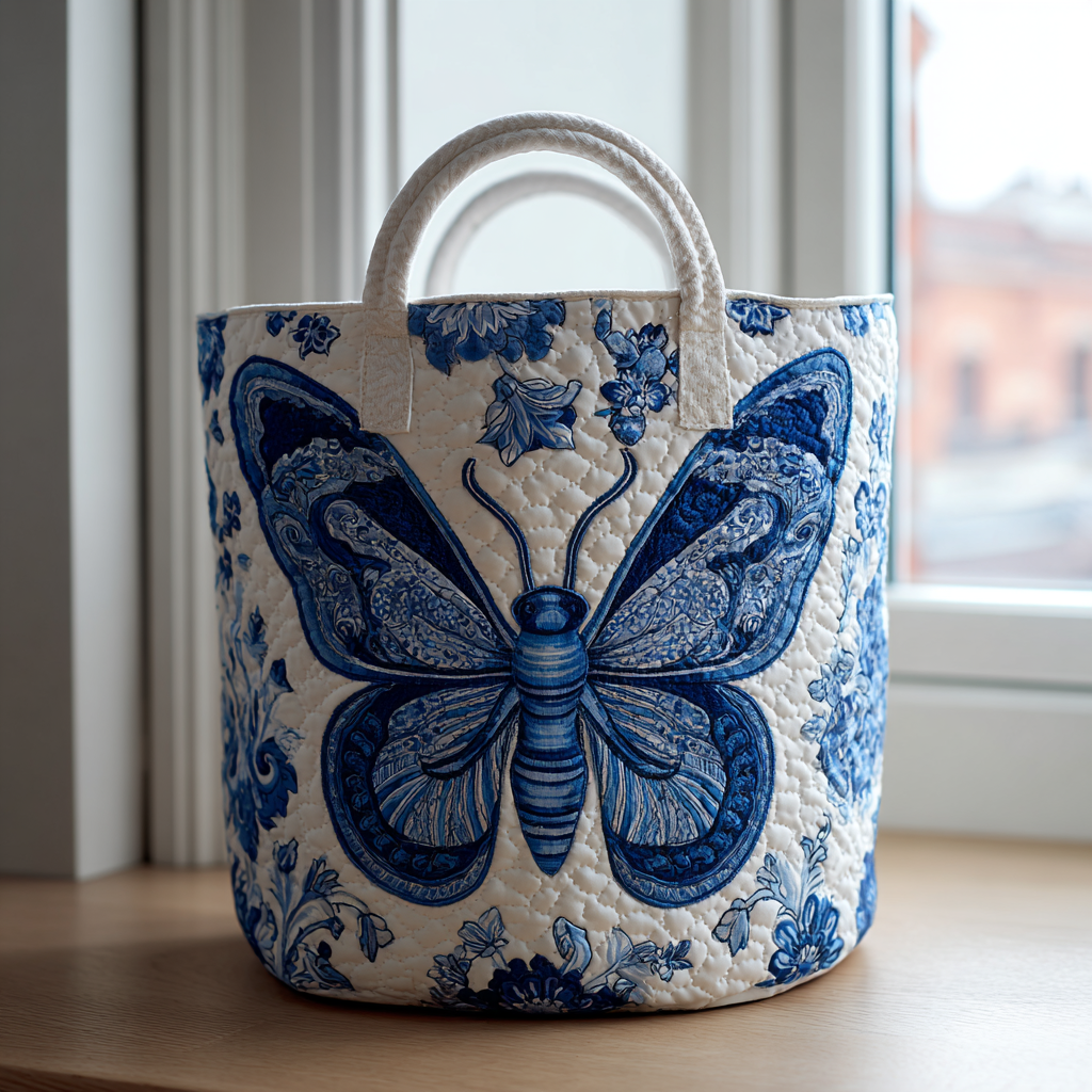 Twilight Wings Quilted Laundry Basket Great Stocking Stuffer