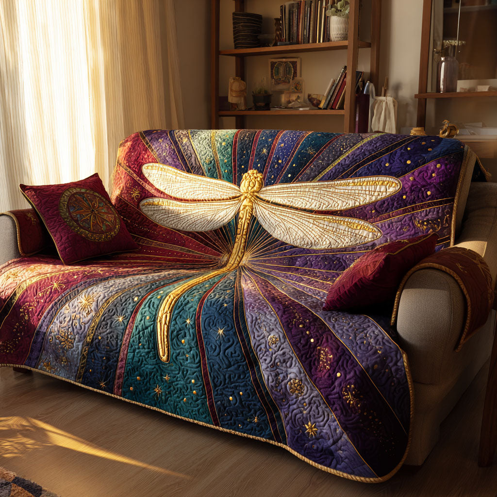 Twilight Wings Quilted Sofa Cover Holiday Living Decorations Best Dragonfly Christmas Gifts