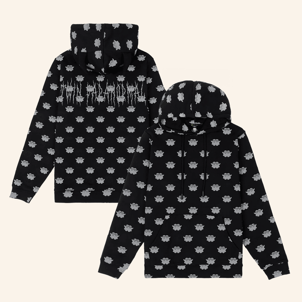 Twin Paranormal Merch Overnight Haunt Horned Hoodie Cute Ghost Hoodie Halloween Gifts Twin Paranormal Merch Overnight Haunt Horned Hoodie Cute Ghost Hoodie Halloween Gifts