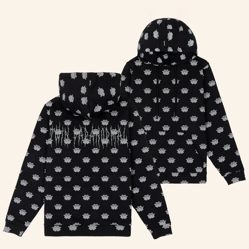 Twin Paranormal Merch Overnight Haunt Twin Paranormal Hoodie Cute Ghost Apparel Friends Gifts