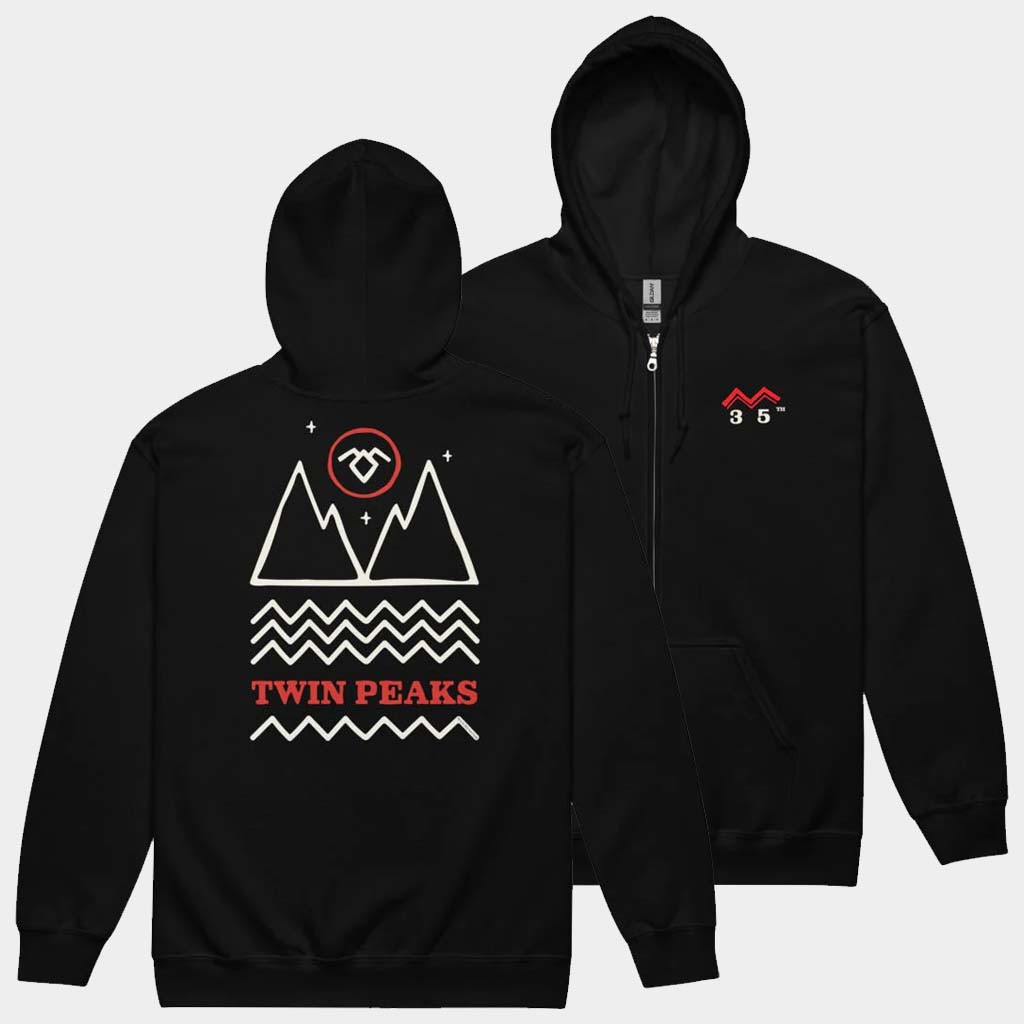 Twin Peaks Merch Twin Peaks City Zip Up Hoodie Best Gifts For Brother Twin Peaks Merch Twin Peaks City Zip Up Hoodie Best Gifts For Brother