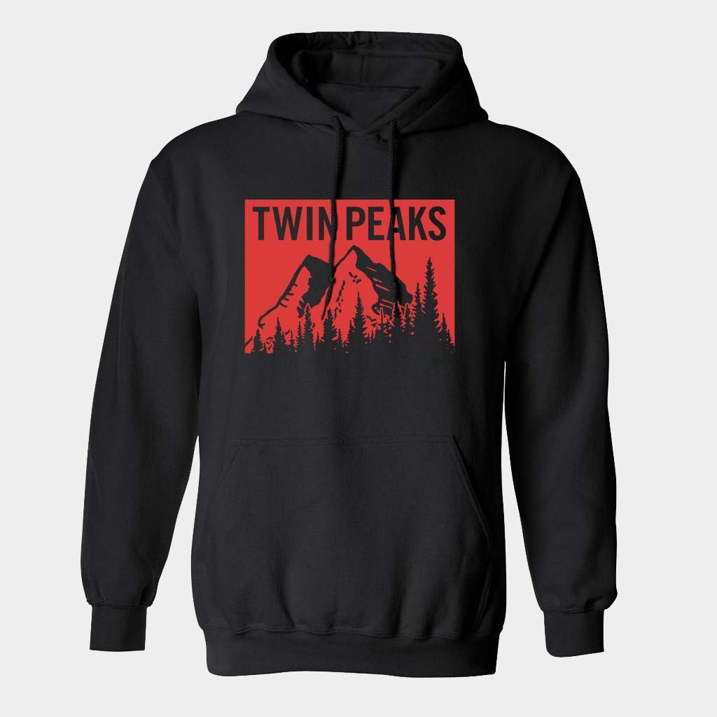 Twin Peaks Merch Twin Peaks Red Mountain Range Hoodie Birthday Gift For Husband
