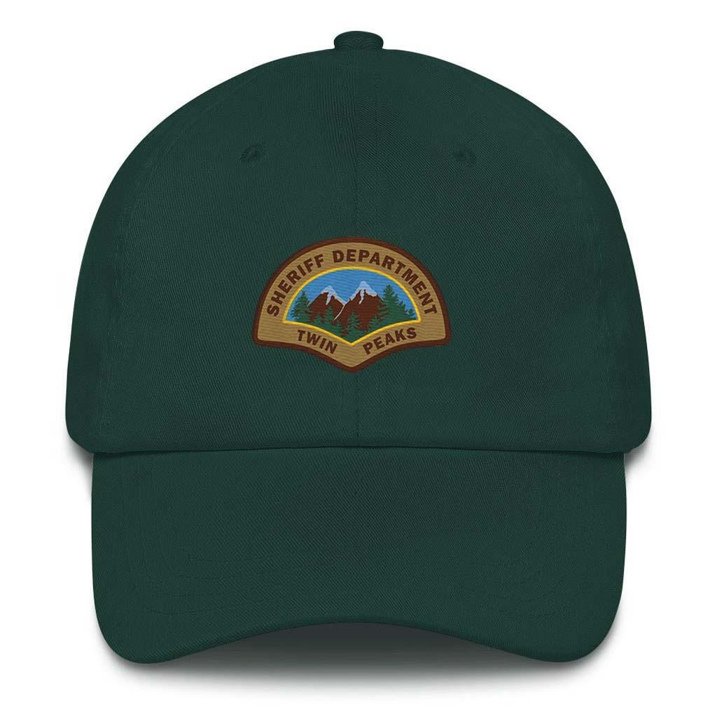 Twin Peaks Merch Twin Peaks Sheriff's Department Embroidered Hat Gifts For Brother
