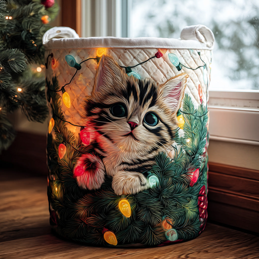 Twinkle Eyes Quilted Laundry Basket Creative Gift For Family