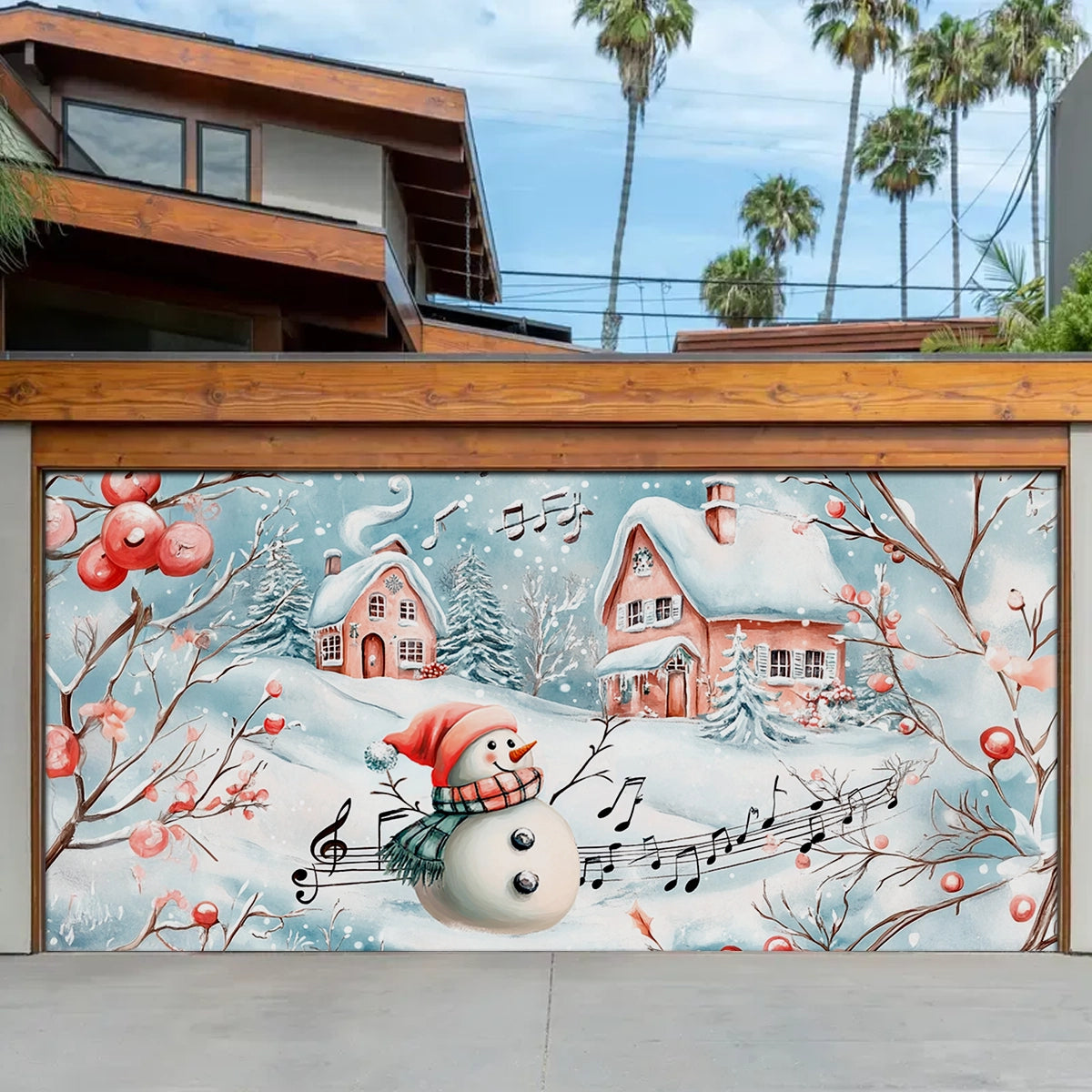 Twinkling Christmas Night Christmas Garage Door Banner Xmas Home Decoration Unique Xmas Gifts