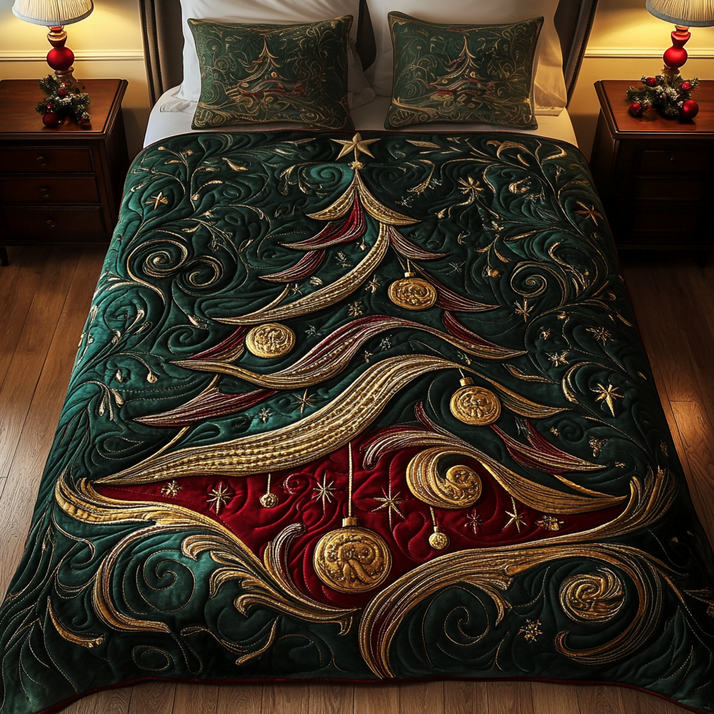 Twinkling Pines Quilted Bedding Set Bedroom Sets Queen Things To Get Your Wife For Christmas