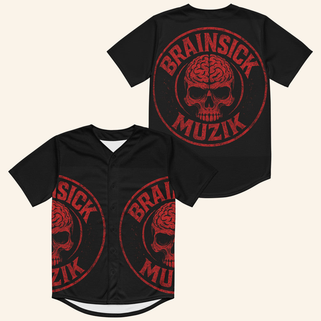 Twisted Insane Merch Brainsick Muzik Baseball Jersey Gifts For Him Twisted Insane Merch Brainsick Muzik Baseball Jersey Gifts For Him