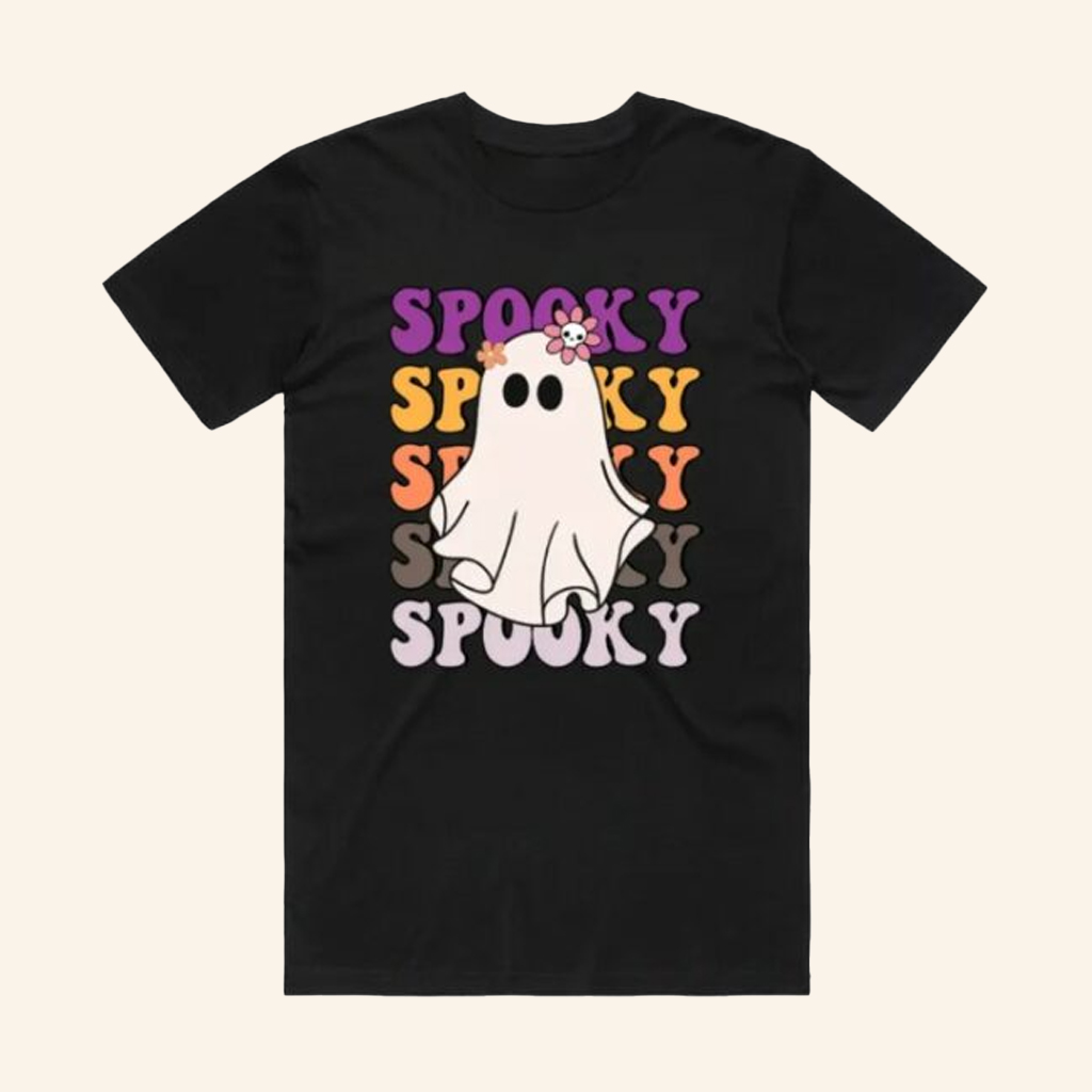 Twisted Thread Merch Spooky Cute Ghost Halloween T-Shirt Gifts For Girlfriend Twisted Thread Merch Spooky Cute Ghost Halloween T-Shirt Gifts For Girlfriend