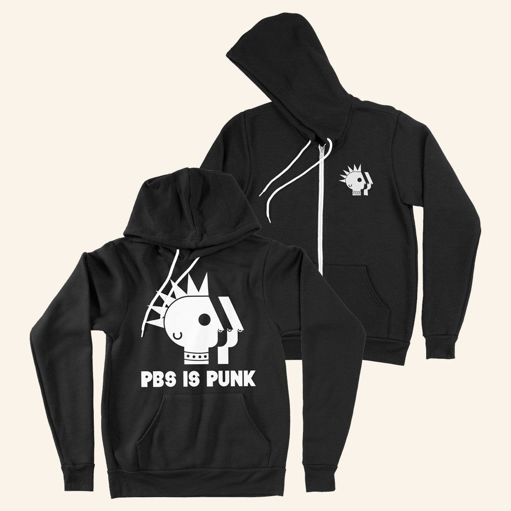 Two Crow Collective Merch Pbs Is Punk Zip Up Hoodie Gifts For Dad Two Crow Collective Merch Pbs Is Punk Zip Up Hoodie Gifts For Dad