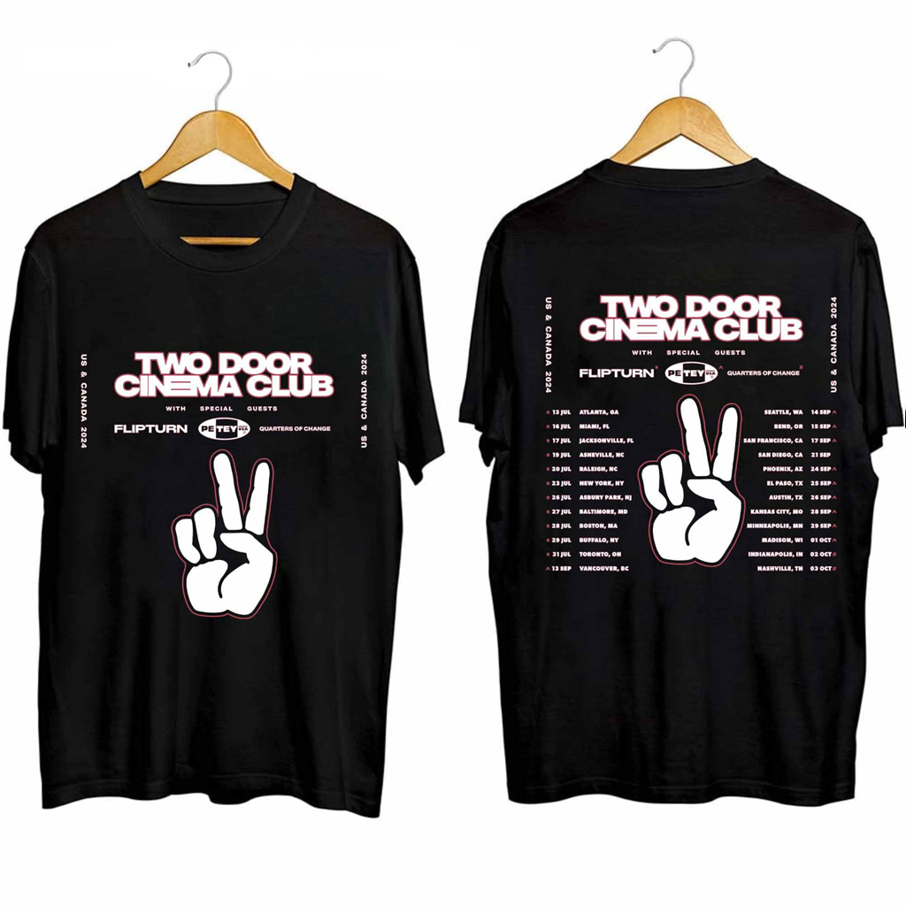 Two Door Cinema Club US Tour Shirt Two Door Cinema Club Merch Gifts For Rock Fans Two Door Cinema Club US Tour Shirt Two Door Cinema Club Merch Gifts For Rock Fans