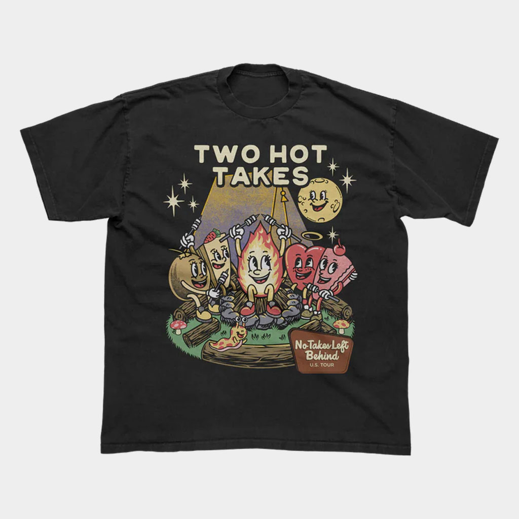 Two Hot Takes Merch No Takes Left Behind T-Shirt Two Hot Takes Shirt Gifts For Friends Two Hot Takes Merch No Takes Left Behind T-Shirt Two Hot Takes Shirt Gifts For Friends