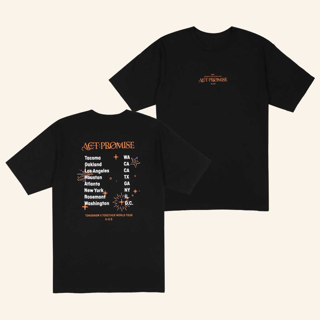 TXT Tour Merch 2025 ACT Promise Tour Routing T-Shirt Xmas Gift Ideas For Friend TXT Tour Merch 2025 ACT Promise Tour Routing T-Shirt Xmas Gift Ideas For Friend