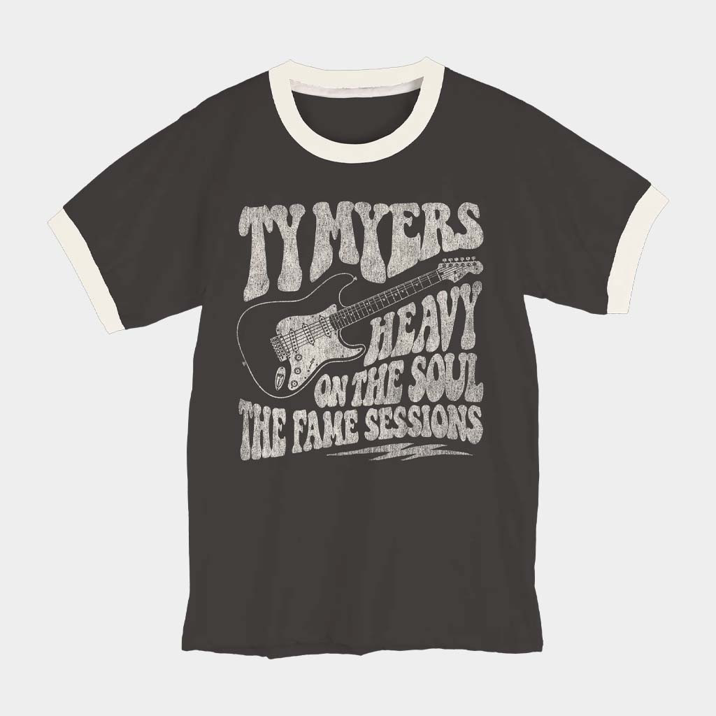 Ty Myers Merch Heavy On The Soul The Fame Sessions T-Shirt Birthday Gifts For Music Lovers