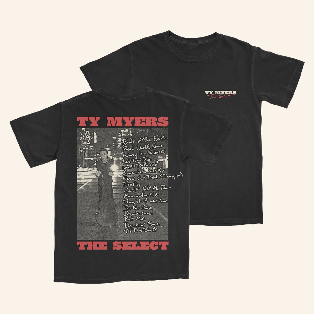 Ty Myers Merch The Select Album T-Shirt Unique Gifts For Music Lovers Ty Myers Merch The Select Album T-Shirt Unique Gifts For Music Lovers