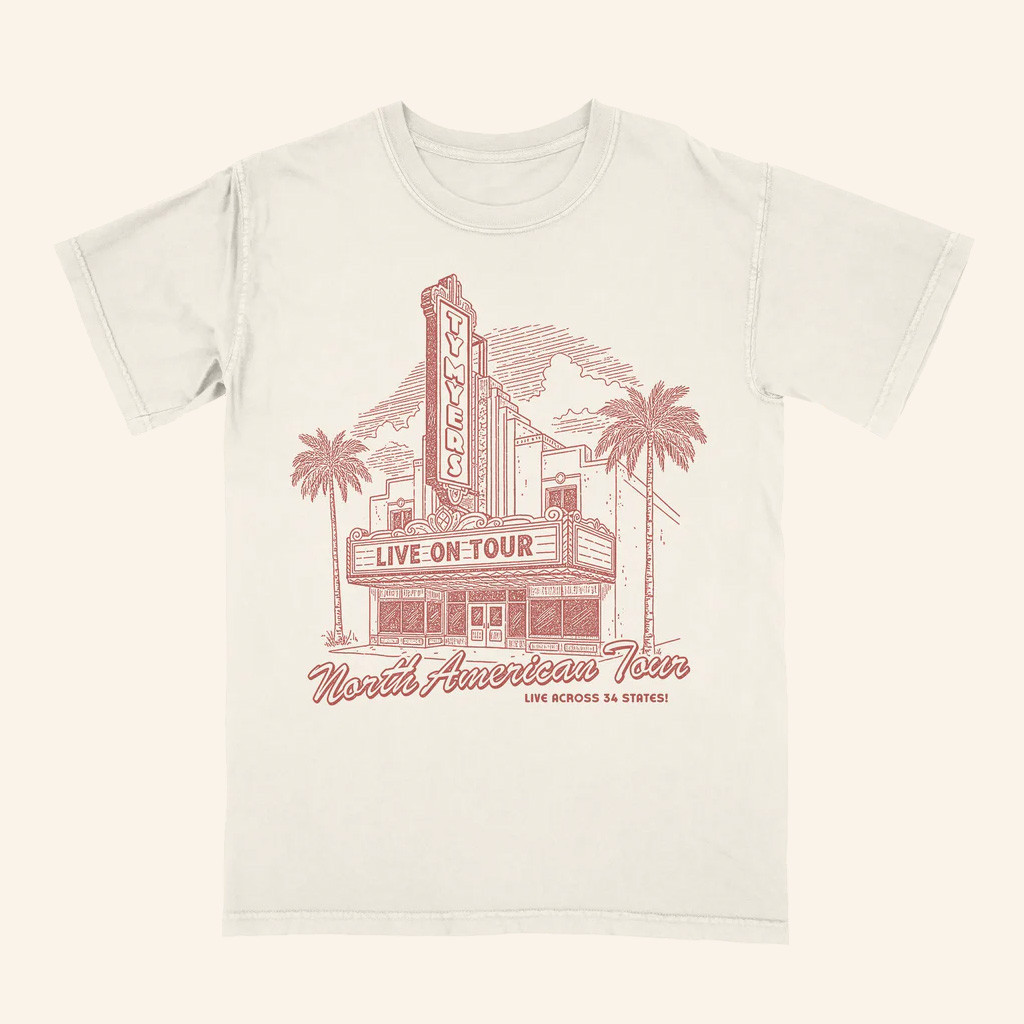 Ty Myers Merch Ty Myers Live On Tour T-Shirt Gifts For Music Enthusiasts