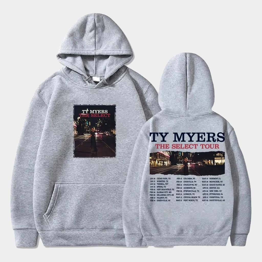 Ty Myers Merch Ty Myers The Select Album 2025 Tour Hoodie Cool Gifts For Music Lovers