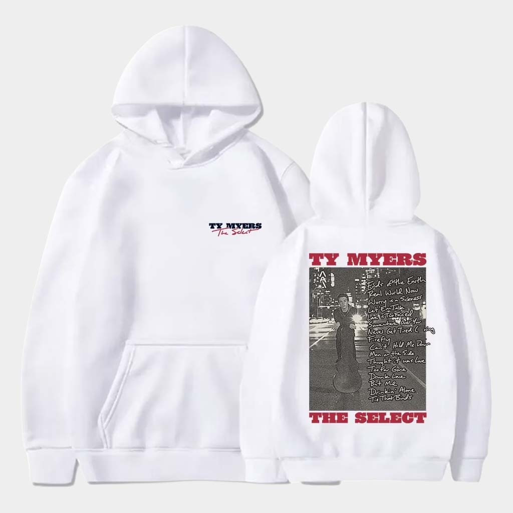 Ty Myers Merch Ty Myers The Select Album 2025 Tour Hoodie Gifts For Music Fans