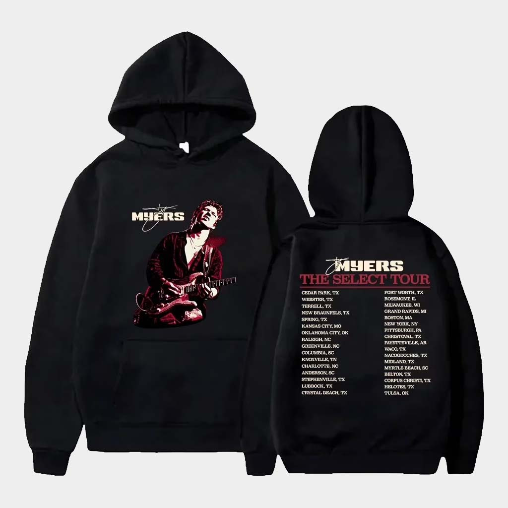 Ty Myers Merch Ty Myers The Select Album 2025 Tour Hoodie Unique Gifts For Music Lovers