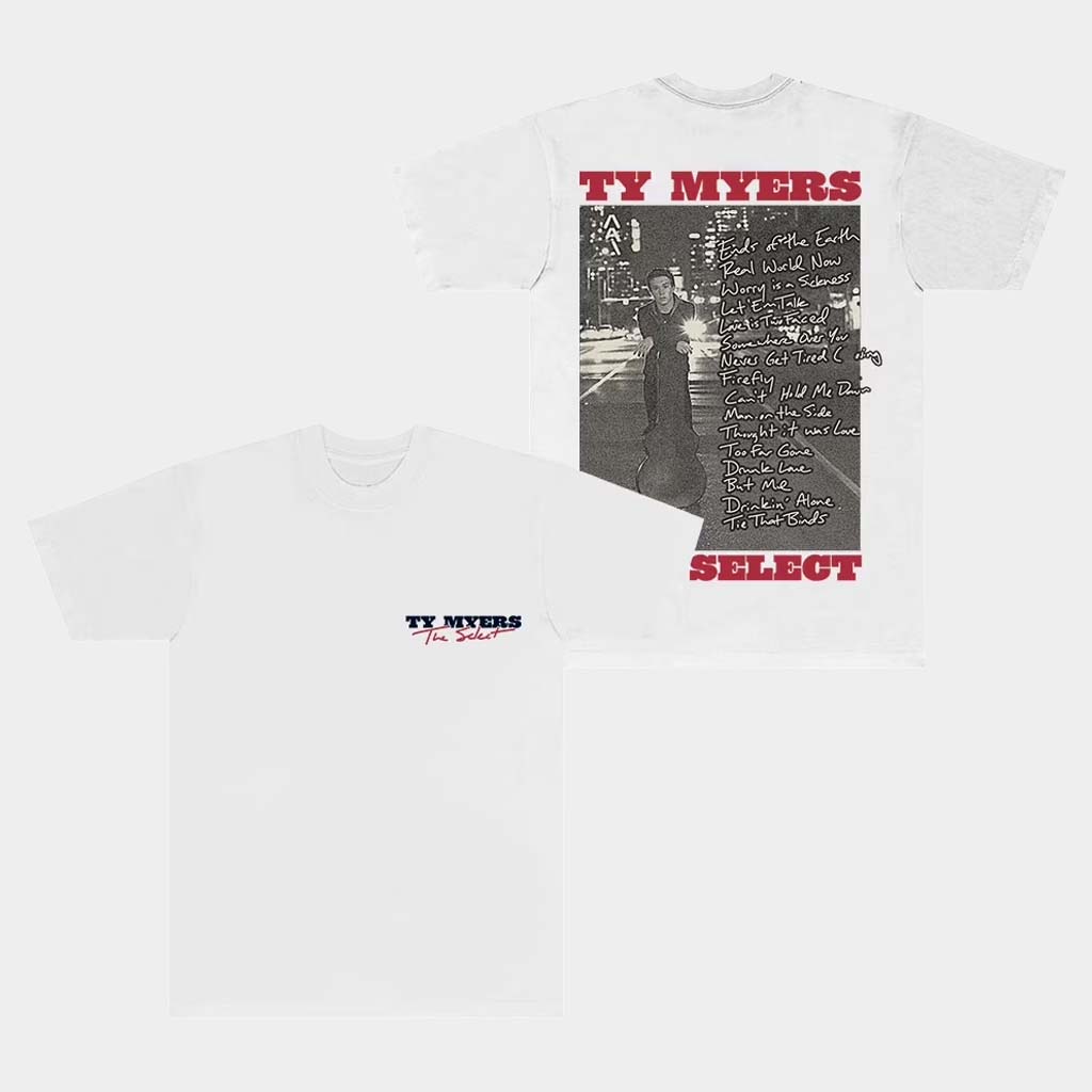 Ty Myers Merch Ty Myers The Select Album T-Shirt 2025 Tour Merch Gifts For Music Fans