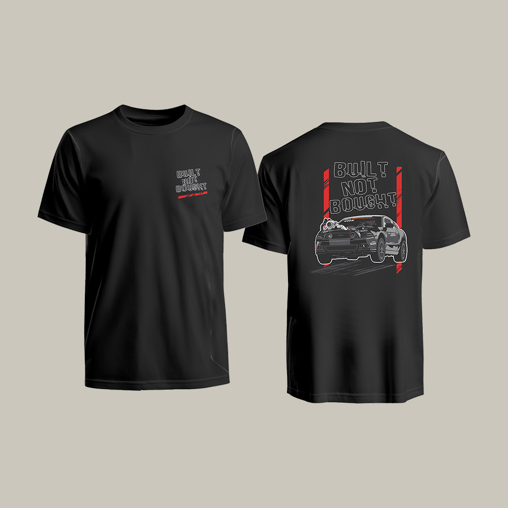 Tye & Zack's Built Not Bought T-Shirt Cleetus McFarland Clothes Gift Idea For Car Lovers