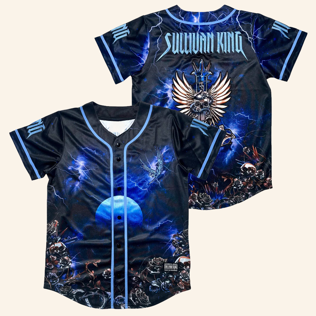 TYFR Apparel Merch Sullivan King An Appetite For Lightning Baseball Jersey Gifts For Him TYFR Apparel Merch Sullivan King An Appetite For Lightning Baseball Jersey Gifts For Him