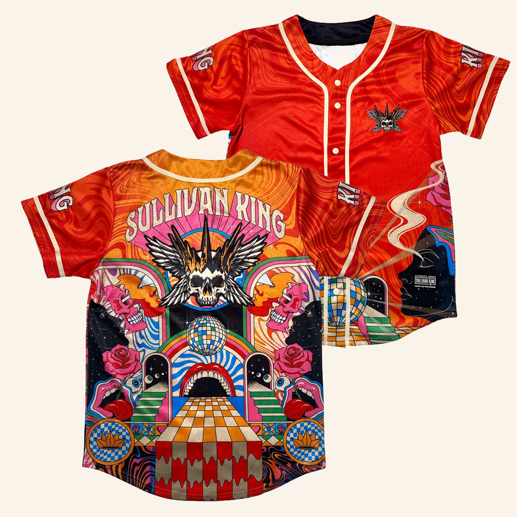 TYFR Apparel Merch Sullivan King Thrones Of Disco Baseball Jersey Thank You For Raging Apparel TYFR Apparel Merch Sullivan King Thrones Of Disco Baseball Jersey Thank You For Raging Apparel