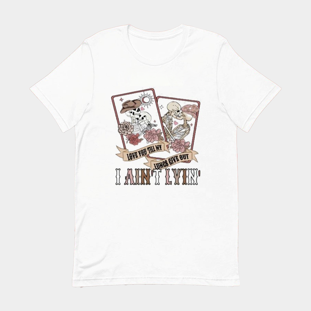 Tyler Childers I Ain't Livin' Love You Till My Lungs Give Out Skeletons Shirt Tyler Childers Merch