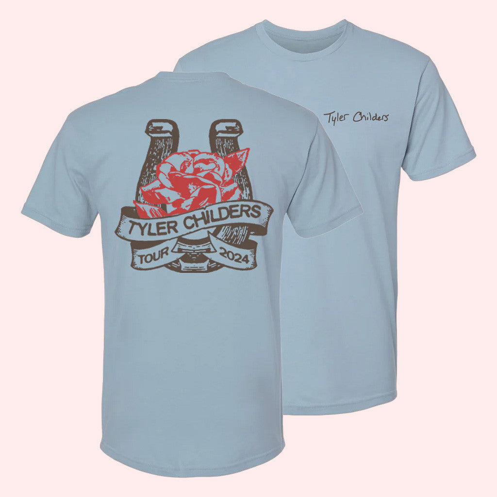 Tyler Childers Merch Blue Muleshoe T-Shirt Best Gifts For Husband