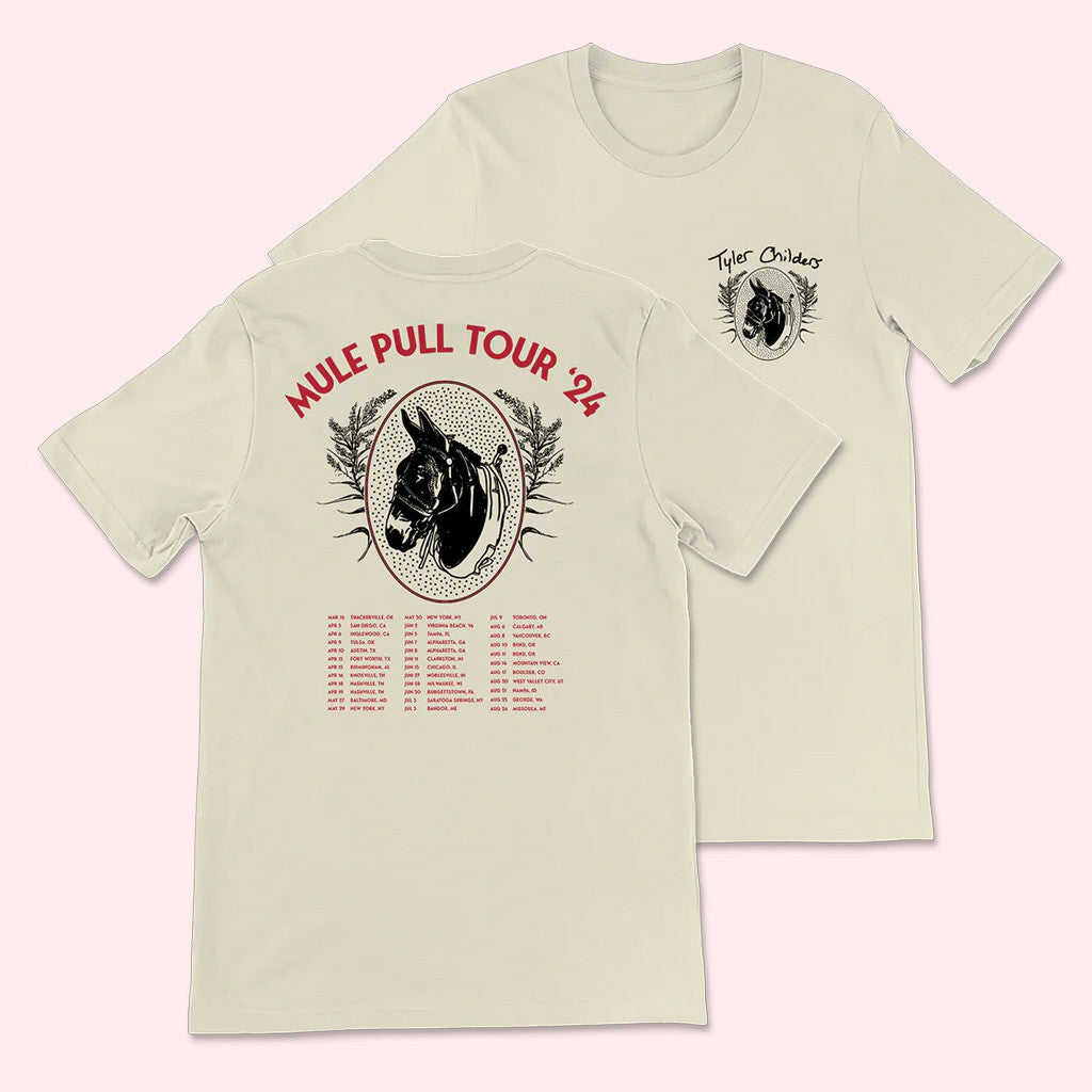 Tyler Childers Merch Natural Mule Crest T-Shirt Gifts For Besties Tyler Childers Merch Natural Mule Crest T-Shirt Gifts For Besties