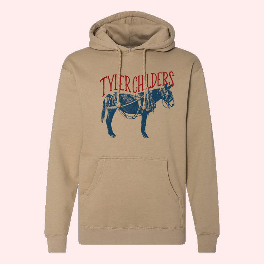 Tyler Childers Merch Sandstone Mule Hoodie Gifts For Boyfriend