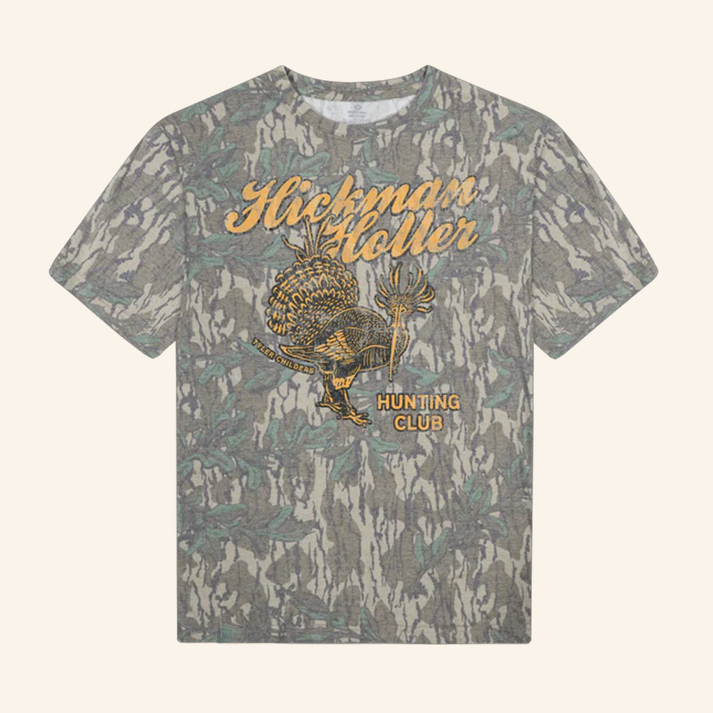 Tyler Childers Music Merch Tyler Childers Hickman Holler Mossy Oak Camo T-Shirt Gifts For Fans