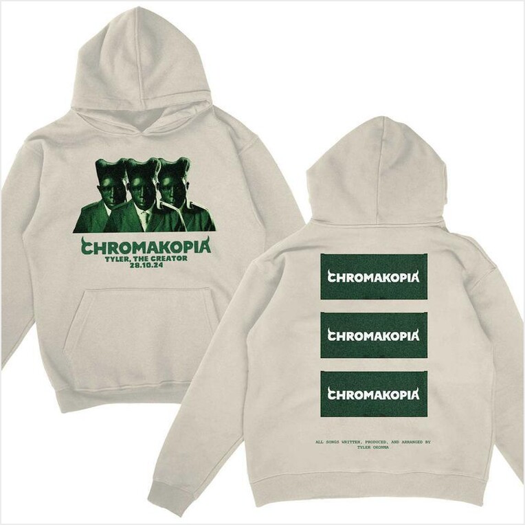 Tyler The Creator Hoodie, Retro Chromakopia New Album Hoodie Gifts For Sister Merch Clothing