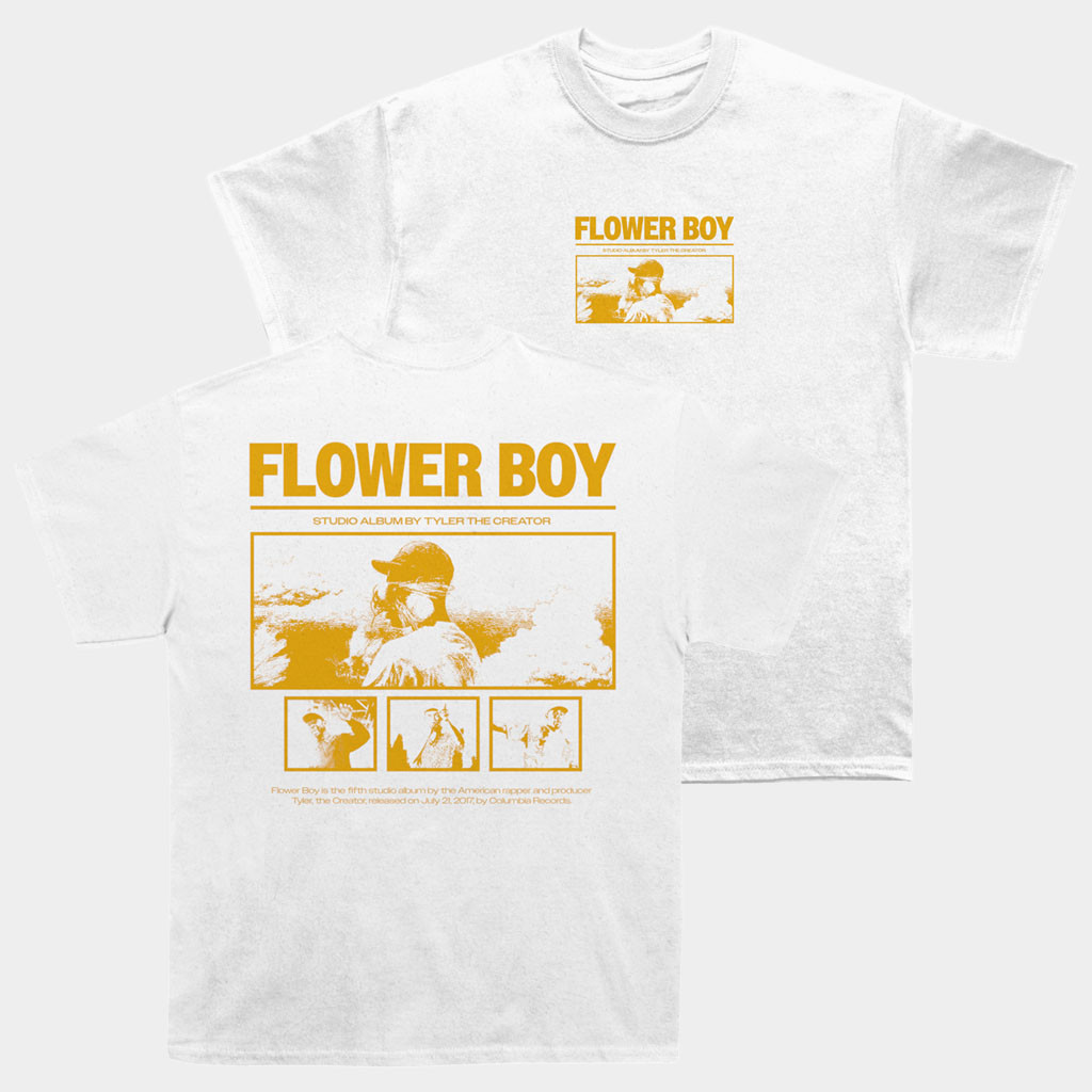 Tyler The Creator Merch 2026 Flower Boy Poster T-Shirt Golf Wang Merch Presents For Rap Fans