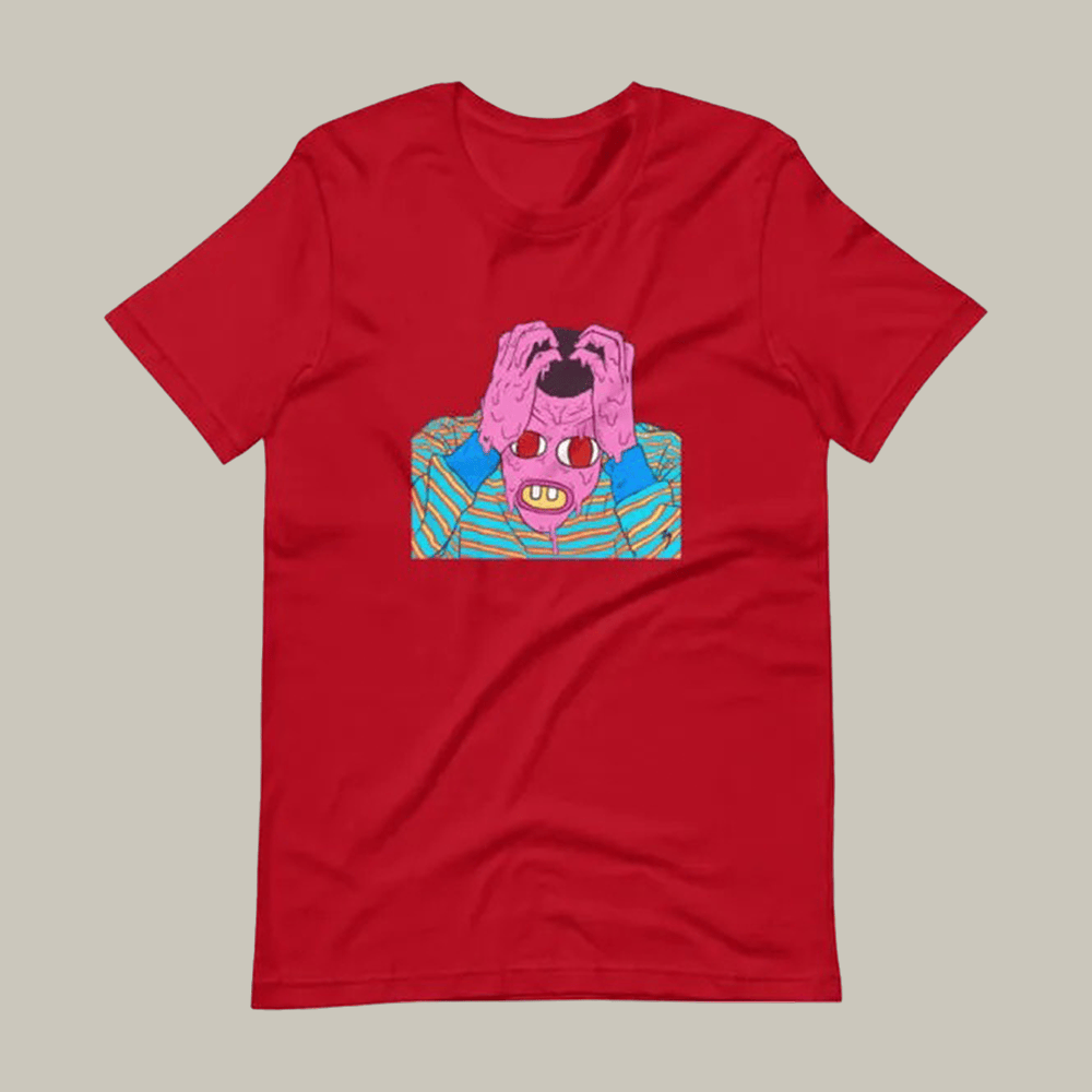 Tyler The Creator Merch Cherry Bomb Sad Art Red T-Shirt Tyler The Creator Clothes Gift For Fan