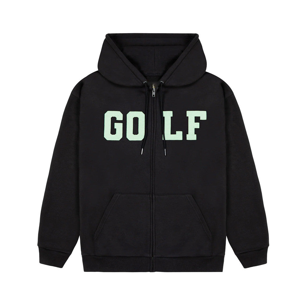 Tyler The Creator Merch Collage Cord Black Zip Hoodie Golf Wang Merch Gifts For Husband Tyler The Creator Merch Collage Cord Black Zip Hoodie Golf Wang Merch Gifts For Husband