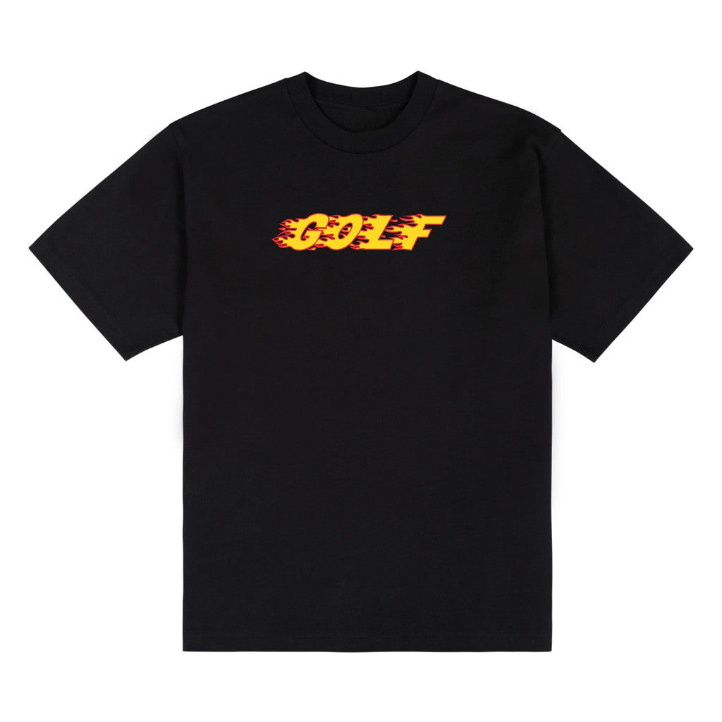 Tyler The Creator Merch Fire Golf T-Shirt Black Golf Wang Merch Gifts For Husband Tyler The Creator Merch Fire Golf T-Shirt Black Golf Wang Merch Gifts For Husband