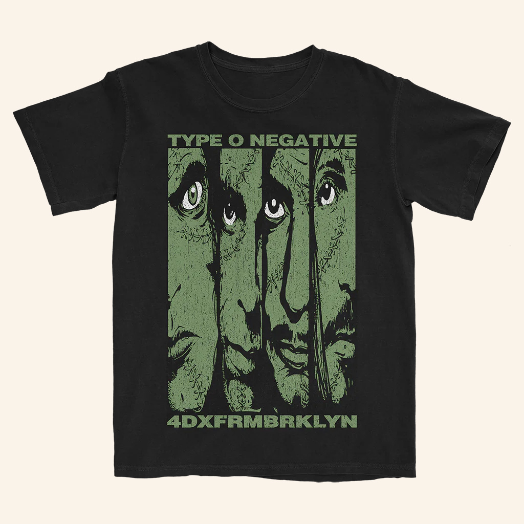 Type O Negative Merch 4DXFRMBRKLYN T-Shirt Gifts For Music Lovers