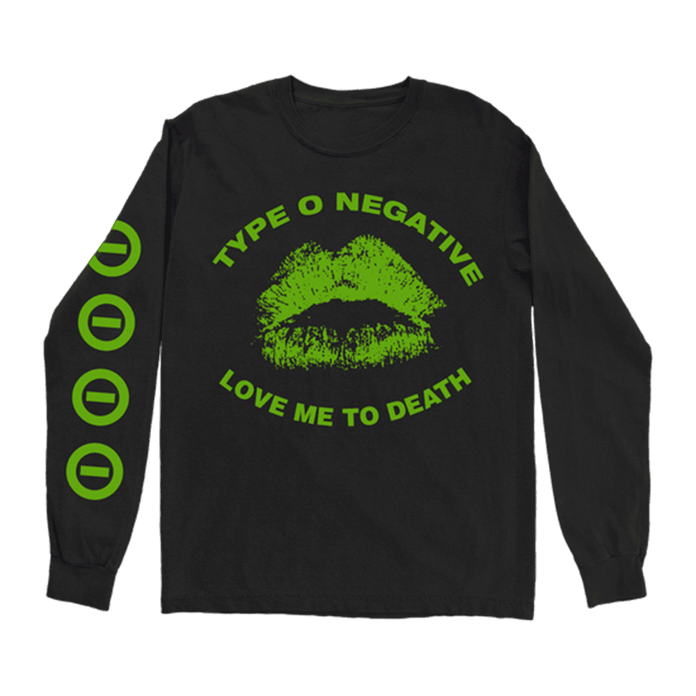 Type O Negative Merch Love Me To Death Long Sleeve Shirt Great Father's Day Presents