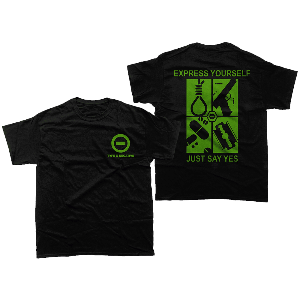 Type O Negative Merch Type O Negative Band Express Yourself T-Shirt Mothers Day Father's Day Gift for Him Type O Negative Merch Type O Negative Band Express Yourself T-Shirt Mothers Day Father's Day Gift for Him