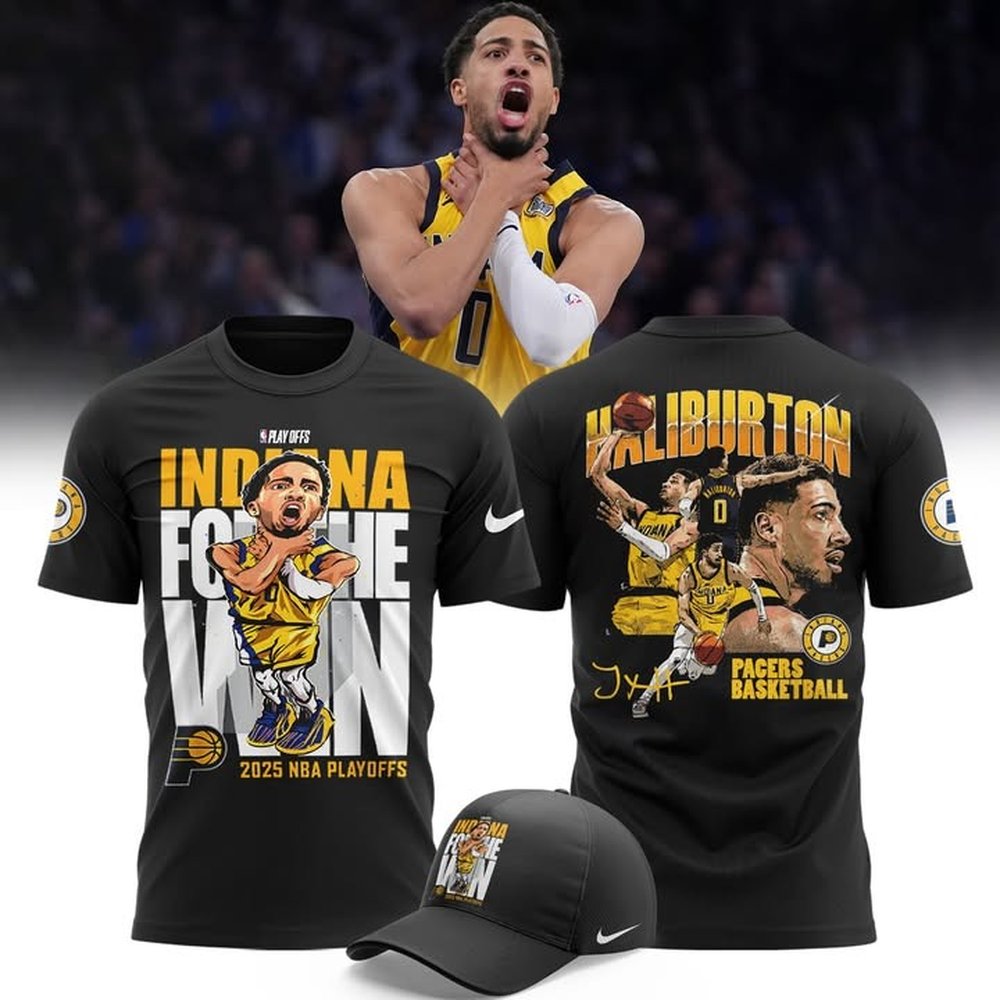 Tyrese Haliburton 2025 NBA Playoffs T-Shirt Pacers Merch Unique Basketball Gifts For Fans