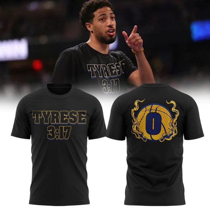 Tyrese Haliburton 3'17 T-Shirt Indiana Pacers Merch Gifts For Basketball Lovers Fans