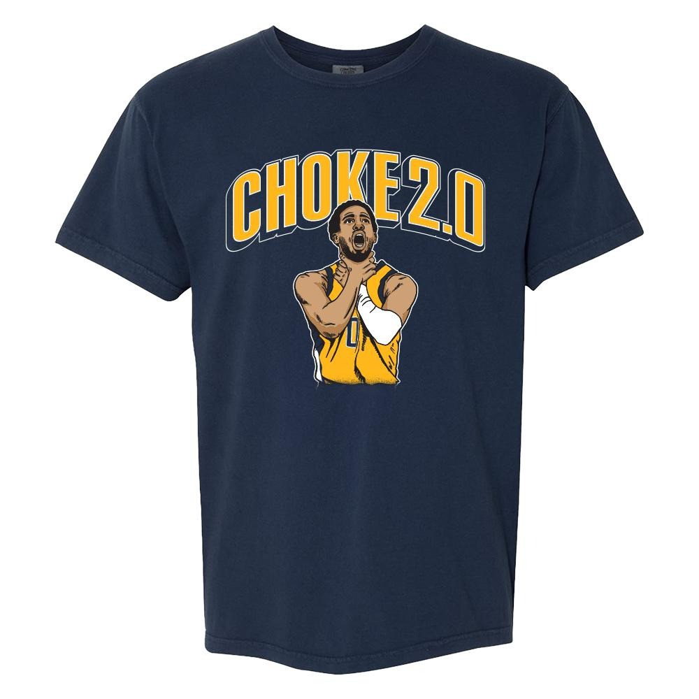 Tyrese Haliburton Choke 2.0 T-Shirt Indiana Pacers Basketball Fan Merch Best Gifts