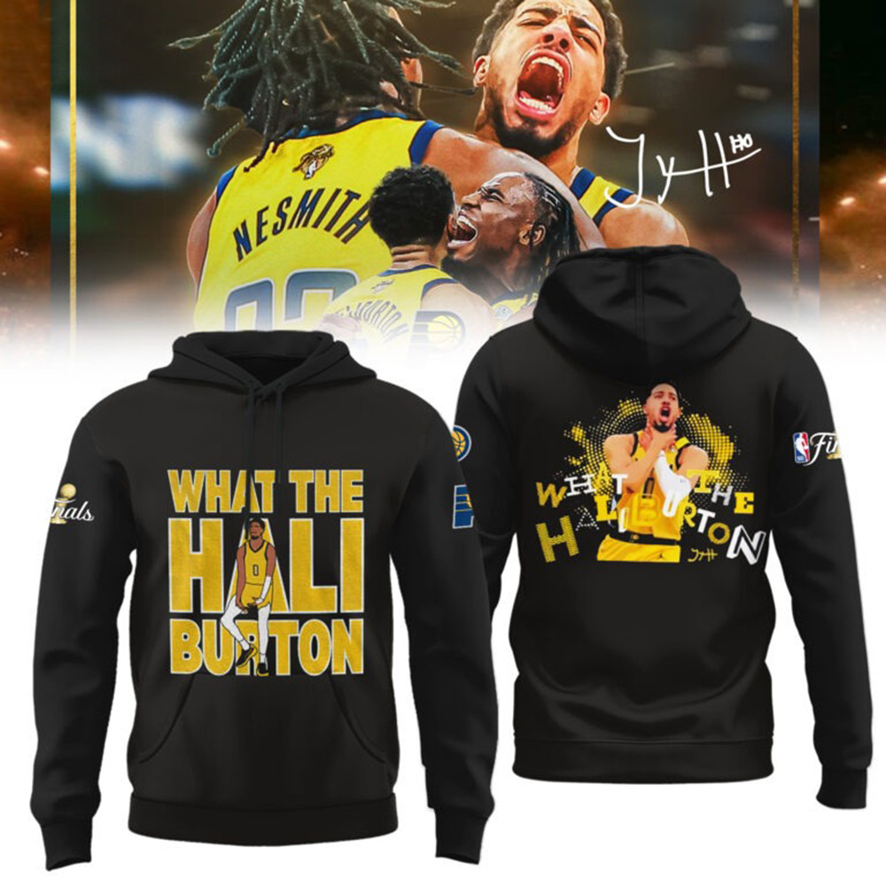 Tyrese Haliburton Choke What The Hali Burton Hoodie NBA Indiana Pacers Fan Merch