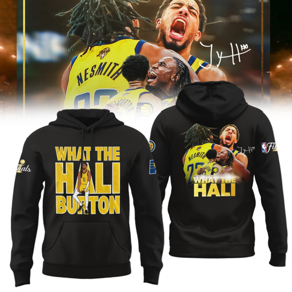 Tyrese Haliburton What The Hali Burton Hoodie Men's NBA Indiana Pacers Merch Clothing